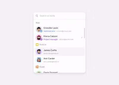 Dropdown search