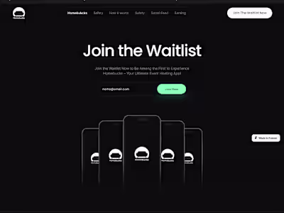 Responsive Landing Page Design with Framer