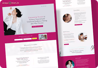 FemmeRise – Kajabi Website The Brief FemmeRise needed a Kaja...