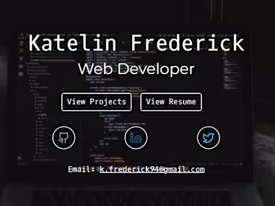 Web Development Portfolio