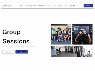 Fitness Funnel Landing Page