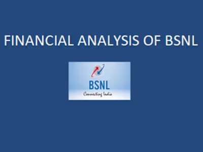 FINANCIAL ANALYSIS OF BSNL