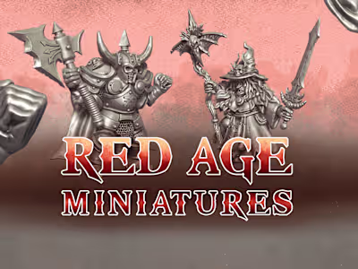 3D Art - Red Age Miniature Project (Ongoing)
