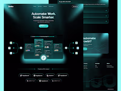 Zento – Clean & Scalable SaaS Landing Page Design