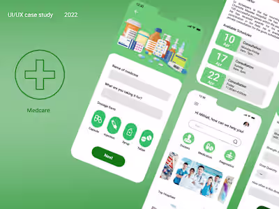 Medcare Web app