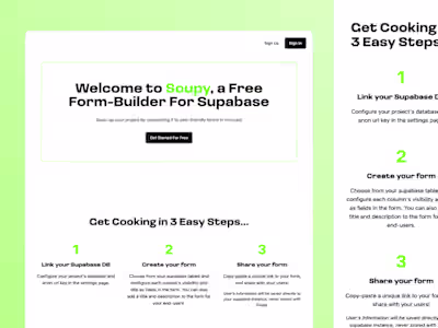 Form Builder Tool for Supabase