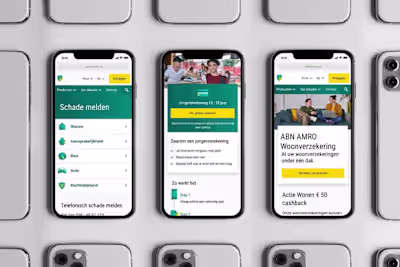 ABN AMRO Website Overhaul