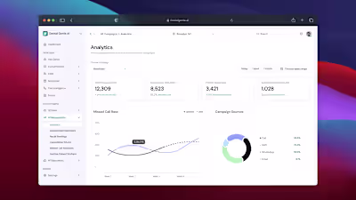 AI Dental Receptionist - UI/UX & Branding Design