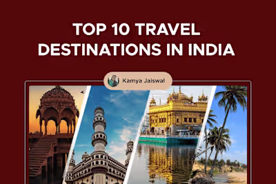 Top 10 Travel Destinations in India