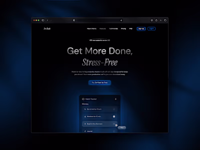 ZenTask - SaaS Framer Website