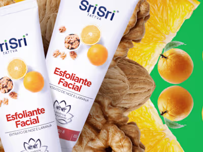 A wellness cosmetics ad campaign