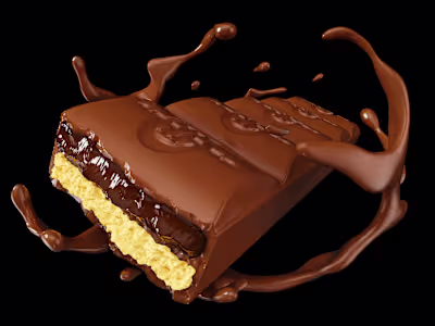 Chocolate - 3D Illustration