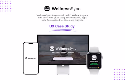 WellnessSync Case study: Behance