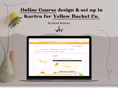 Kartra Design & Customisation for Online Course