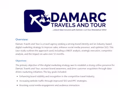 Transforming Damarc Travels: A Data-Driven success story