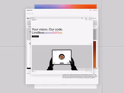 Eggnauer | Web & Mobile Visual System for Tech Case Studies