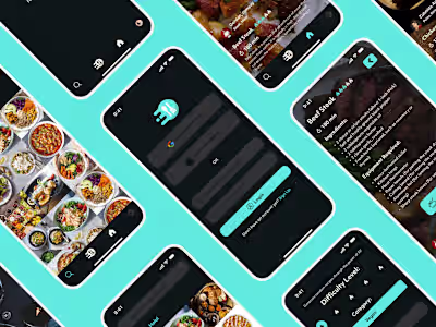 Recipe App - Mobile App Design