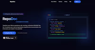 RepoDoc — Automated README & Documentation Generator
