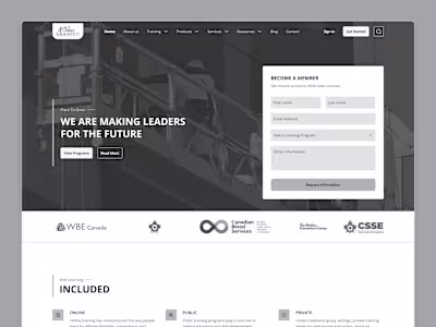 Safety Training App Wireframe Design