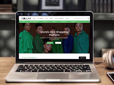 COLLXX: WordPress E-commerce website