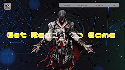 A Gaming Landing Page