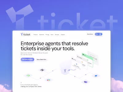 Ticket - Enterprise Agent that Resolves Tickets