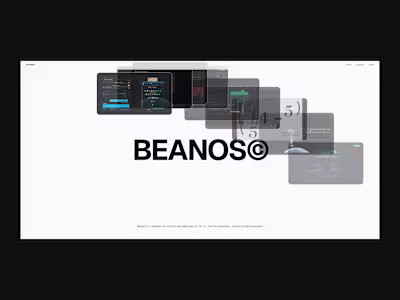 beanos.io personal portfolio
