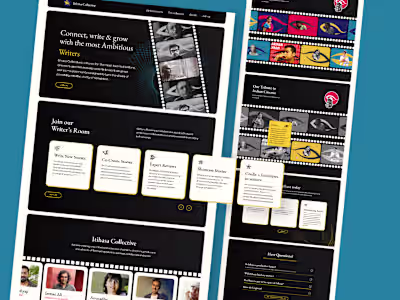 Itihasa Collective - Website design + Development 