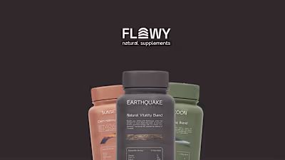 Packaging Design | Flowy supplements