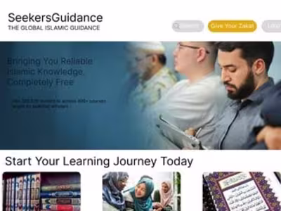 SEEKER'S GUDIANCE LANDING PAGE