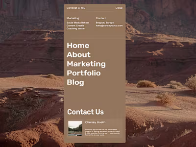 Concept C You | A social media marketer