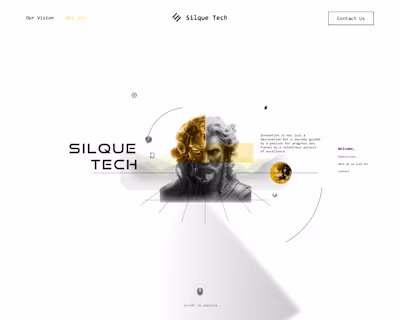 SilqueTech Concept Landing Page