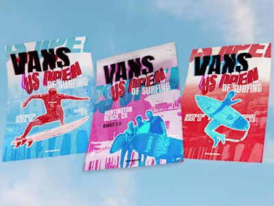 Campaign | Merch | Event Branding | Poster | Vans US Open