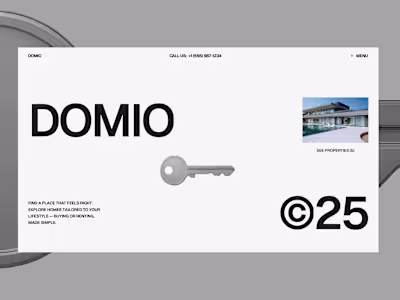 Domio - Minimal Real Estate