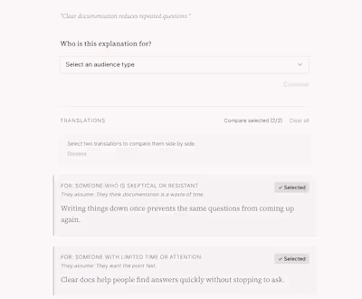 Concept Translator: Audience Framing