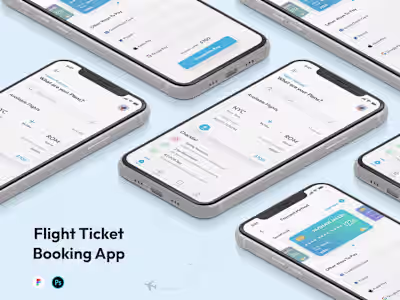A Flight Ticket Booking App Design