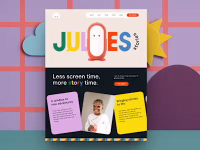 Jules: Shopify Site for AI Interactive Storyteller Toy Startup