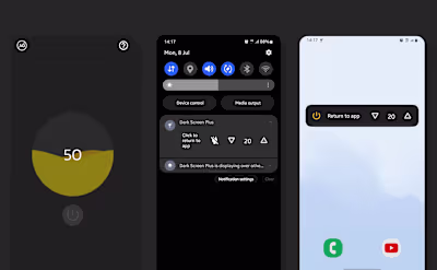 Dark Screen Plus