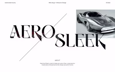 AeroSleek Website + Interaction Design on Behance