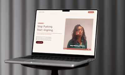 Personal Brand Landing Page for