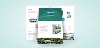 Vista Royal - Landing page design