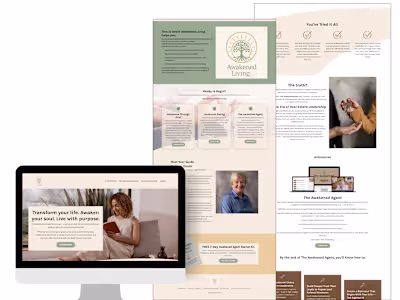 Website & Kajabi Build for a Real Estate Coach with a Mission