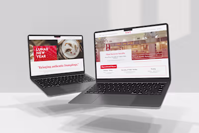 Din Tai Fung Landing Page Design