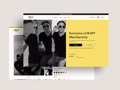 Fligh In: UI/UX Solutions for a Luxury Travel Website 