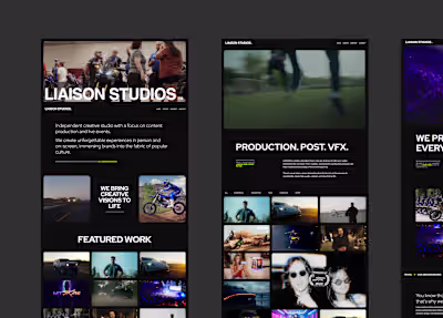 LA based video production studio website [coming soon]
