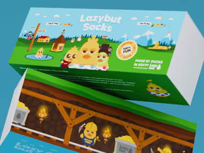 Lazybut Socks - Bundle Packaging