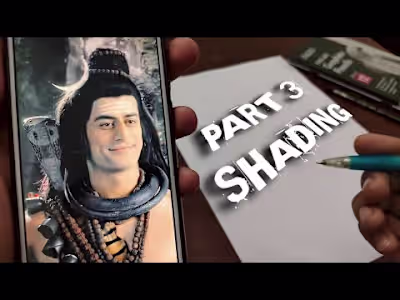 Anyone can draw | How to draw Lord Shiva | - YouTube
