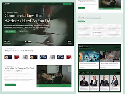 Law Firm Website design that