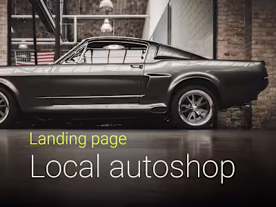 landing page