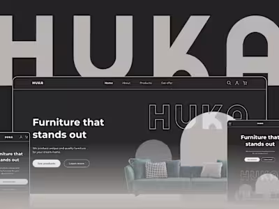 Huka :: Ecommerce Website